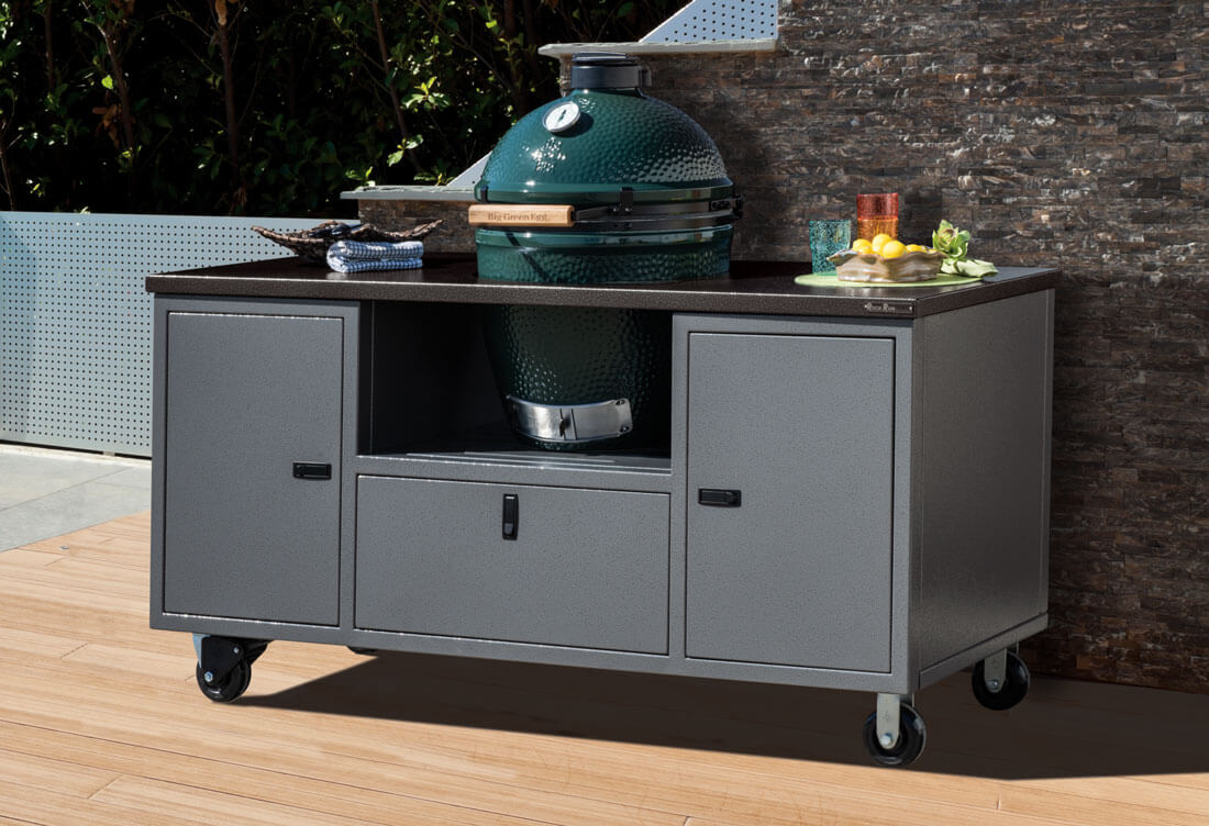 Rock Run Cabinetry Large Aluminum Grill Cart