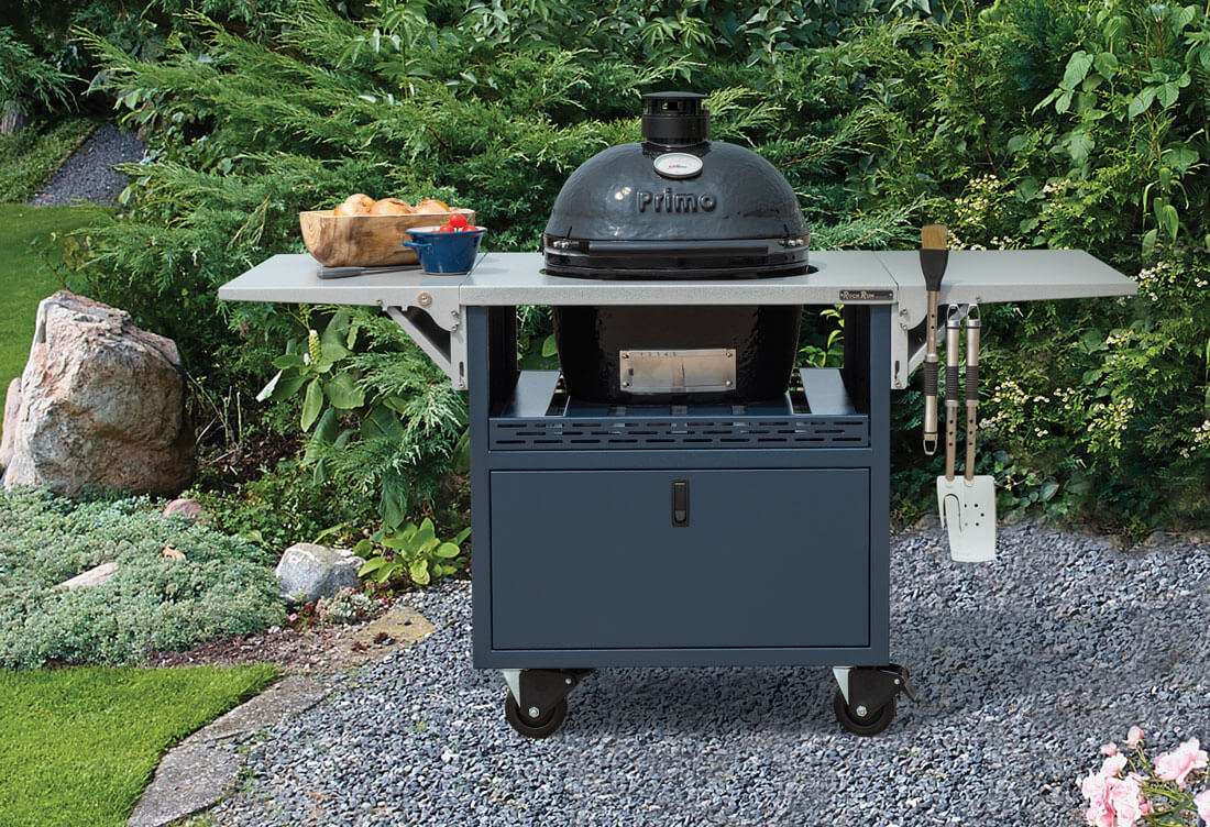 Rock Run Cabinetry Mini Aluminum Grill Cart