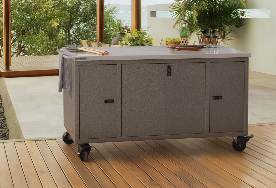Rock Run Cabinetry Prep Aluminum Cart