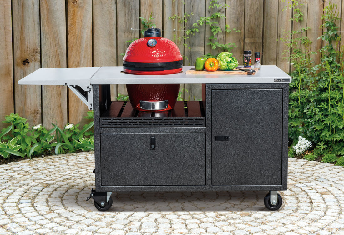 Rock Run Cabinetry Small Aluminum Grill Cart