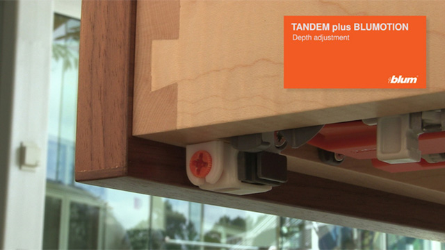 TANDEM plus BLUMOTION Depth adjustment video