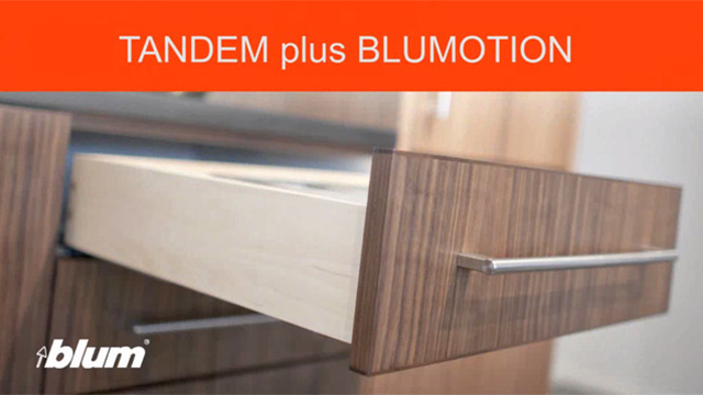 TANDEM plus BLUMOTION Height and tilt adjustment video